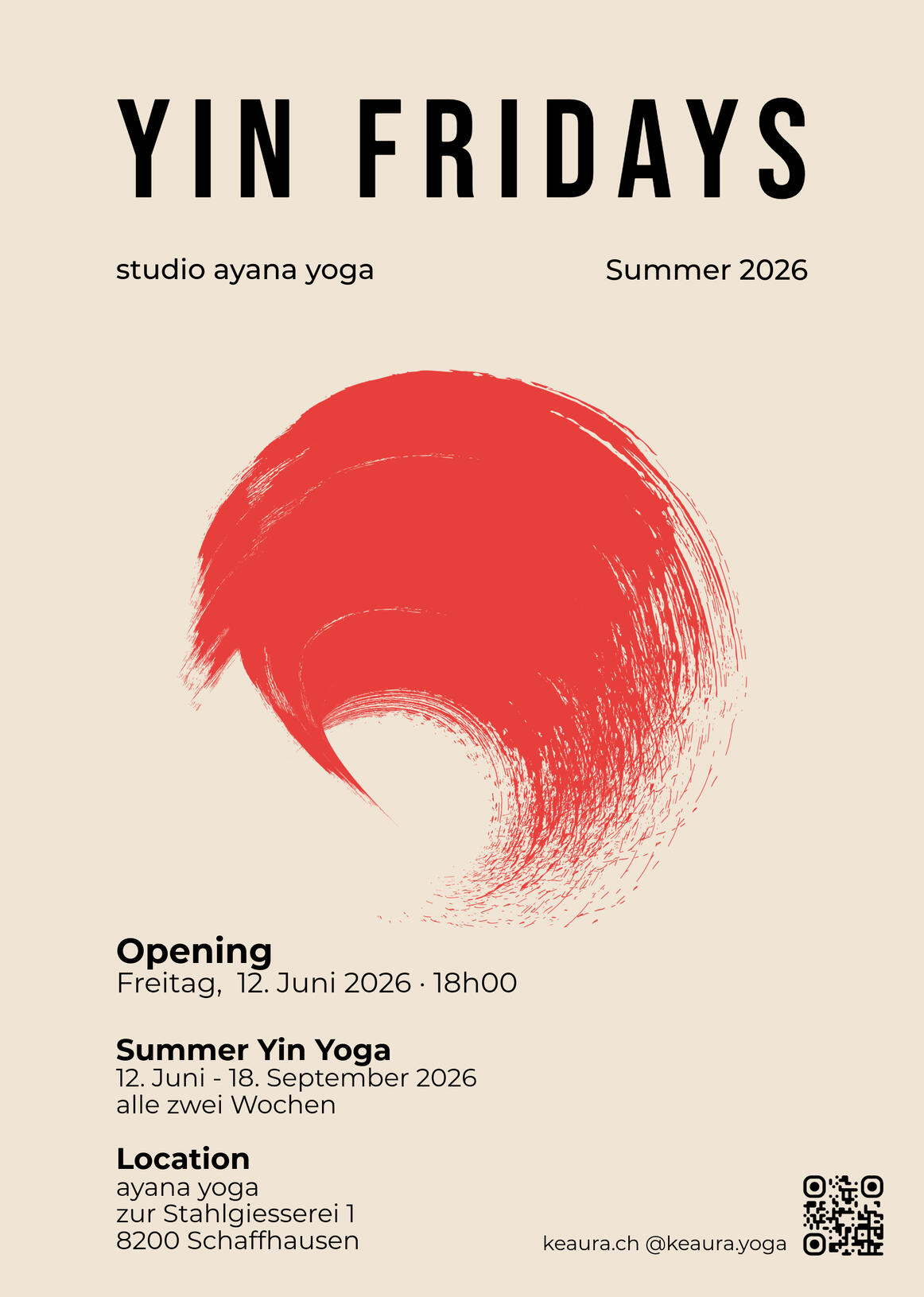 YIN FRIDAYS SUMMER 2026